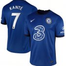 Kante #7 Chelsea Home Soccer Jersey 20 21 Men's Soccer Kit Stadium Football Shirt