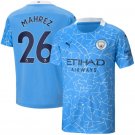Mahrez #26 Manchester City 20 21 Home Jersey Man City Men's Stadium Football Shirt