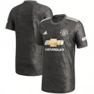 Manchester United 20 21 Away Soccer Jersey Black Man Utd Stadium Football Shirt Streetwear