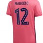 MARCELO 12 Real Madrid 20 21 Away Soccer Jersey Men's Stadium Football Shirt Streetwear