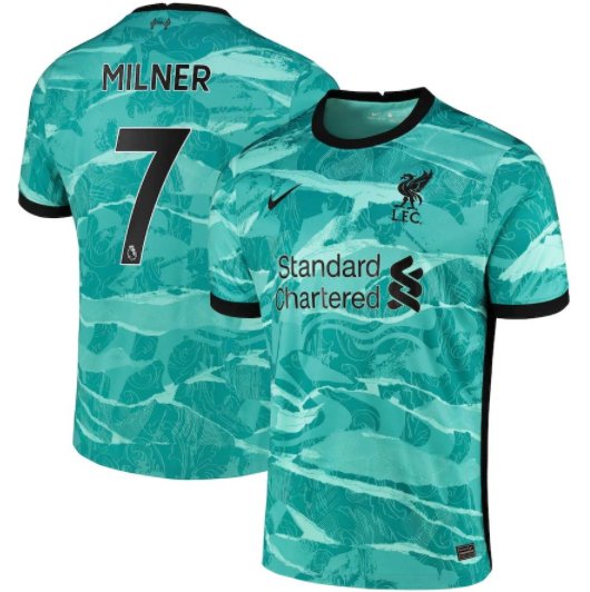 MILNER 7 Liverpool Away Soccer Jersey 20 21 Men's Stadium Football Shirt Soccer Kit