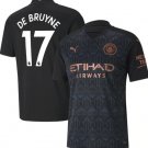DE BRUYNE 17 Manchester City Away Jersey 20 21 Man City Stadium Football Shirt