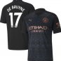 DE BRUYNE 17 Manchester City Away Jersey 20 21 Man City Stadium Football Shirt