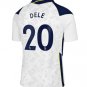 Dele #20 Tottenham Hotspur Home Soccer Jersey 20 21 Men's Soccer Stadium Football Shirt