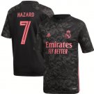 HAZARD 7th Real Madrid Third Soccer Jersey 20 21 Men's Stadium Football Shirt Streetwear