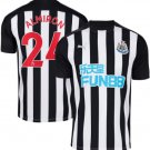 Almiron #24 Newcastle United Home Soccer Jersey 20 21 Men's Stadium Football Shirt