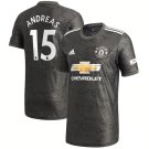 ANDREAS 15 Manchester United 20 21 Away Soccer Jersey EPL Stadium Shirt