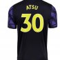 Astu 30 Newcastle United 20 21 Third Jersey Purple Men's Soccer Stadium Football Shirt