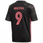 Benzema 9th Real Madrid Third Soccer Jersey 20 21 Men's Stadium Football Shirt Streetwear