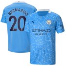 Bernardo #20 Manchester City 20 21 Home Jersey Man City Men's Stadium Football Shirt