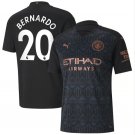 BERNARDO 20 Manchester City Away Jersey 20 21 Man City Stadium Football Shirt