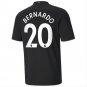 BERNARDO 20 Manchester City Away Jersey 20 21 Man City Stadium Football Shirt
