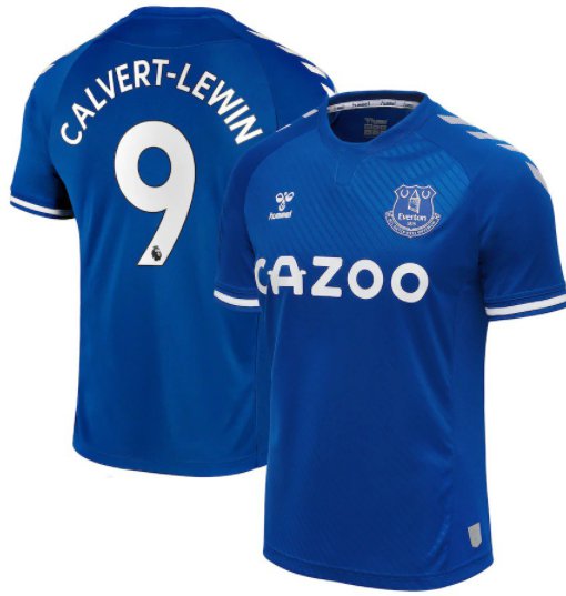Calvert-Lewin #9 Everton Home Soccer Jersey 20 21 Men's Soccer Kit Stadium Football Shirt