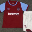 Kids West Ham United 20 21 Home Soccer Kit Stadium Shirt Soccer Team Uniform