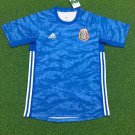 Mexico Goal Keeper Soccer Jersey Blue 2020 Men's Stadium Football Shirt
