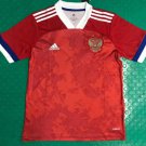 Russia Home Soccer Jersey Euro 2020 Men's Stadium Football Shirt Red