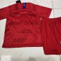US National Team 4 Star Away Soccer Jersey Kids Stadium Shirt Soccer Team Uniform Red