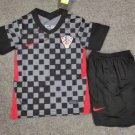 Kids Croatia Away Soccer Jersey 2020 Football Stadium Shirt Team Uniform