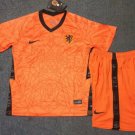 Kids Holland 20 21 Home Soccer Jersey Stadium Shirt Soccer Team Uniform