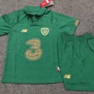 Kids Ireland 2020 National Home Soccer Jersey Green Stadium Football Shirt Team Uniform