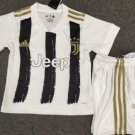Kids Juventus Home Soccer Jersey 20 21 Stadium Shirt Soccer Team Uniform
