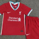 Kids Liverpool Red Home Soccer Kit 20 21 Stadium Shirt Soccer Team Uniform