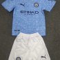 Kids Manchester City Home Jersey Soccer Shirt 20 21 Stadium Shirt Soccer Team Uniform