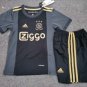 Kids Ajax Away Black Soccer Shirt 2020 Stadium Shirt Soccer Team Uniform