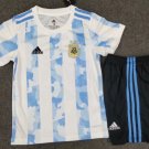 Kids Argentina 20 21 Home Soccer Jersey Stadium Shirt Soccer Team Uniform