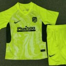 Kids Atlético Madrid 20 21 Third Soccer Jersey Stadium Shirt Soccer Team Uniform Yellow