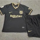 Kids Barcelona Away Soccer Jersey 2020 Stadium Shirt Soccer Team Uniform