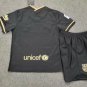 Kids Barcelona Away Soccer Jersey 2020 Stadium Shirt Soccer Team Uniform