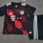 Kids Bayern Munich Away Soccer Jersey 20 21 Stadium Shirt Soccer Team Uniform Yellow