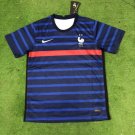 France Home Soccer Jersey 2020 Men's Blue Football Shirt Soccer Stadium Jersey