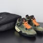 Undefeated x Air Jordan 4 Retro UNDFTD Olive JBM351 M1