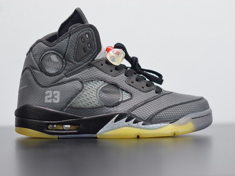 Off-White x Air Jordan 5 Black CT8480-001