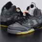 Off-White x Air Jordan 5 Black CT8480-001