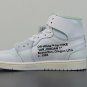 Off-White x Air Jordan 1 White AQ0818-100