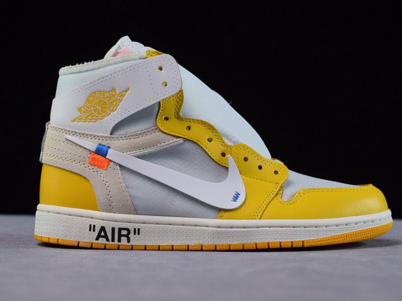 Off-White x Air Jordan 1 Amarillo Yellow