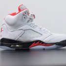 Air Jordan 5 Fire Red 2020 Silver Tongue DA1911-102