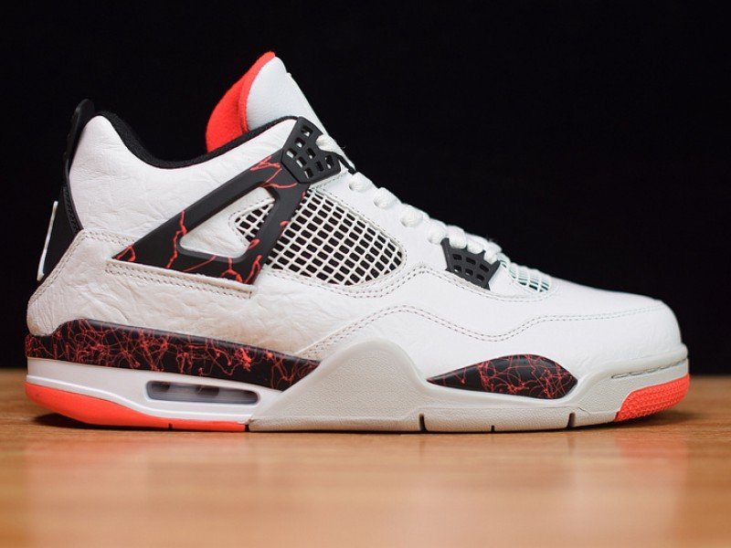 Air Jordan 4 Pale Citron Bright Crimson 308497-116