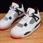 Air Jordan 4 Pale Citron Bright Crimson 308497-116