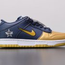 Supreme x Nike SB Dunk Low Gold Navy CK3480-700