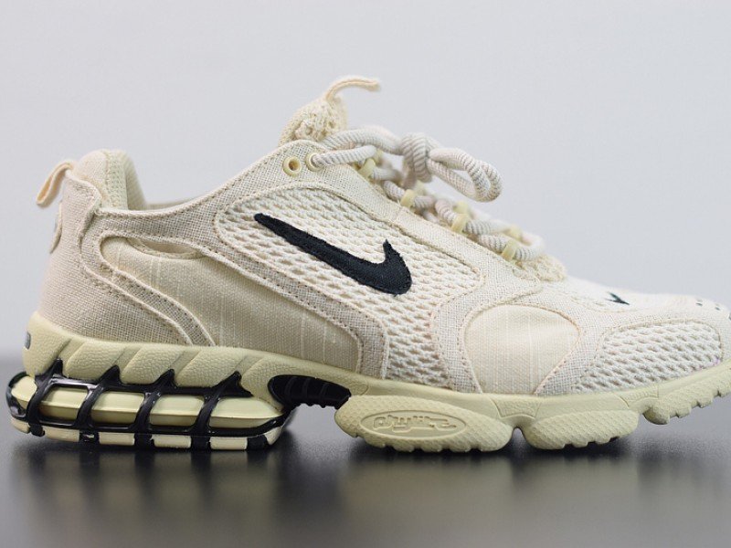Stussy x Nike Air Zoom Spiridon Cage 2 Fossil CQ5486-200
