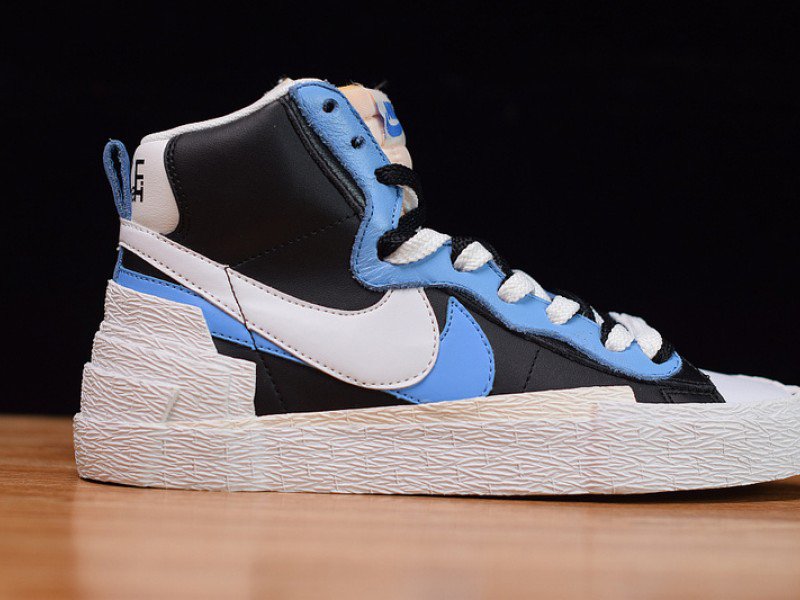 Sacai x Nike Blazer Mid White Black Legend Blue BV0072-001