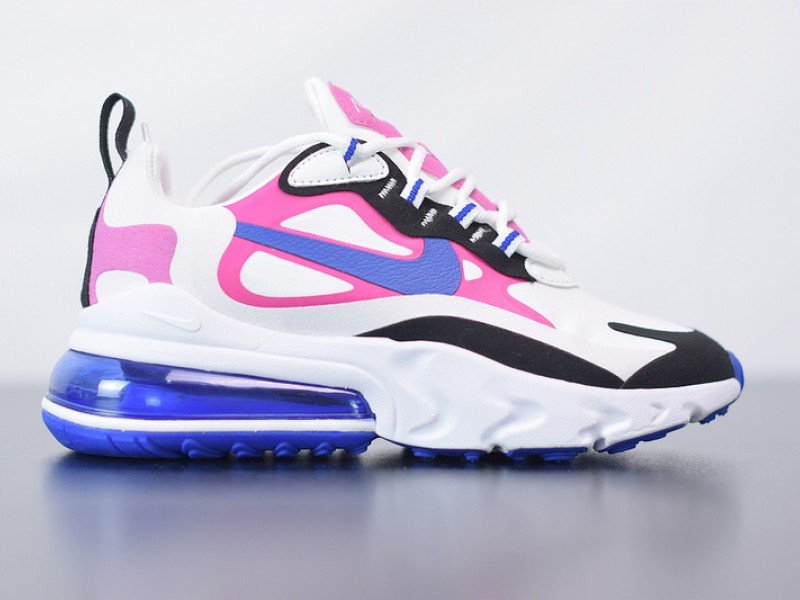 Nike Wmns Air Max 270 React Summit White Cosmic Fuchsia Hyper Blue CI3899-100