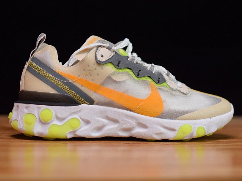 Nike React Element 87 Light Orewood Brown AQ1090-101