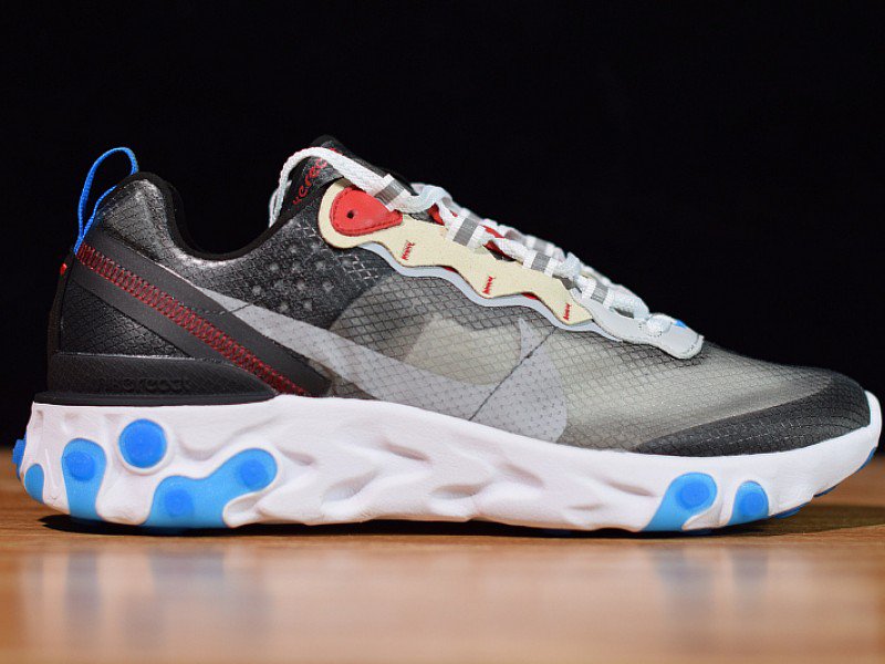 Nike React Element 87 Dark Grey Photo Blue AQ1090-003