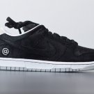 Medicom x Nike SB Dunk Low Bearbrick Pony Hair Black