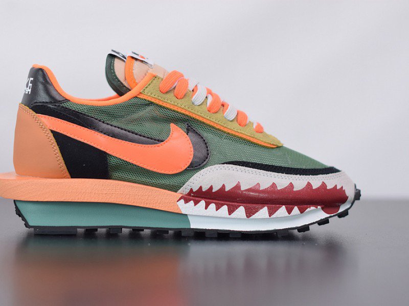 Custom Sacai x Nike LDWaffle Bape Shark